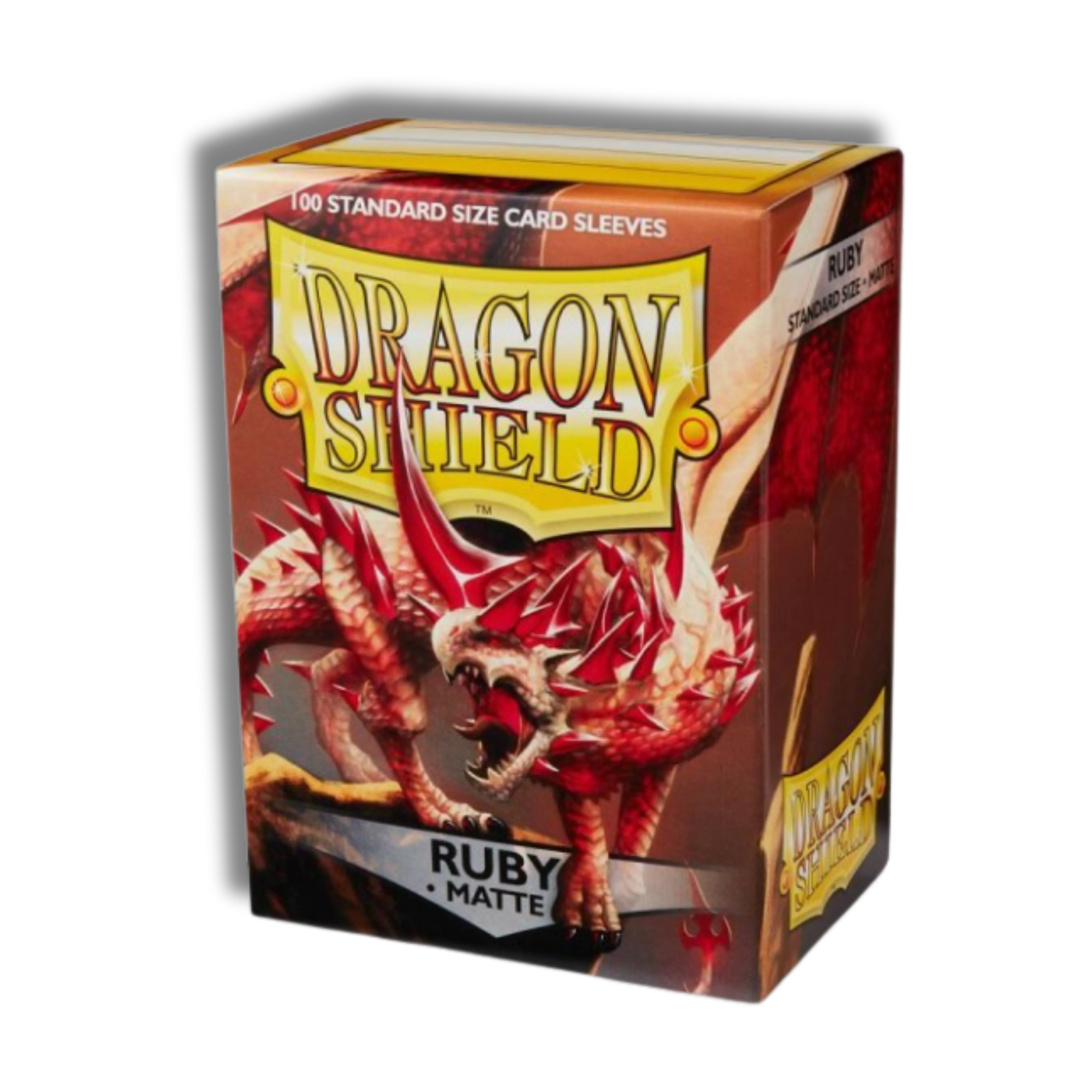 100 Fundas Estándar Ruby Matte - Dragon Shield