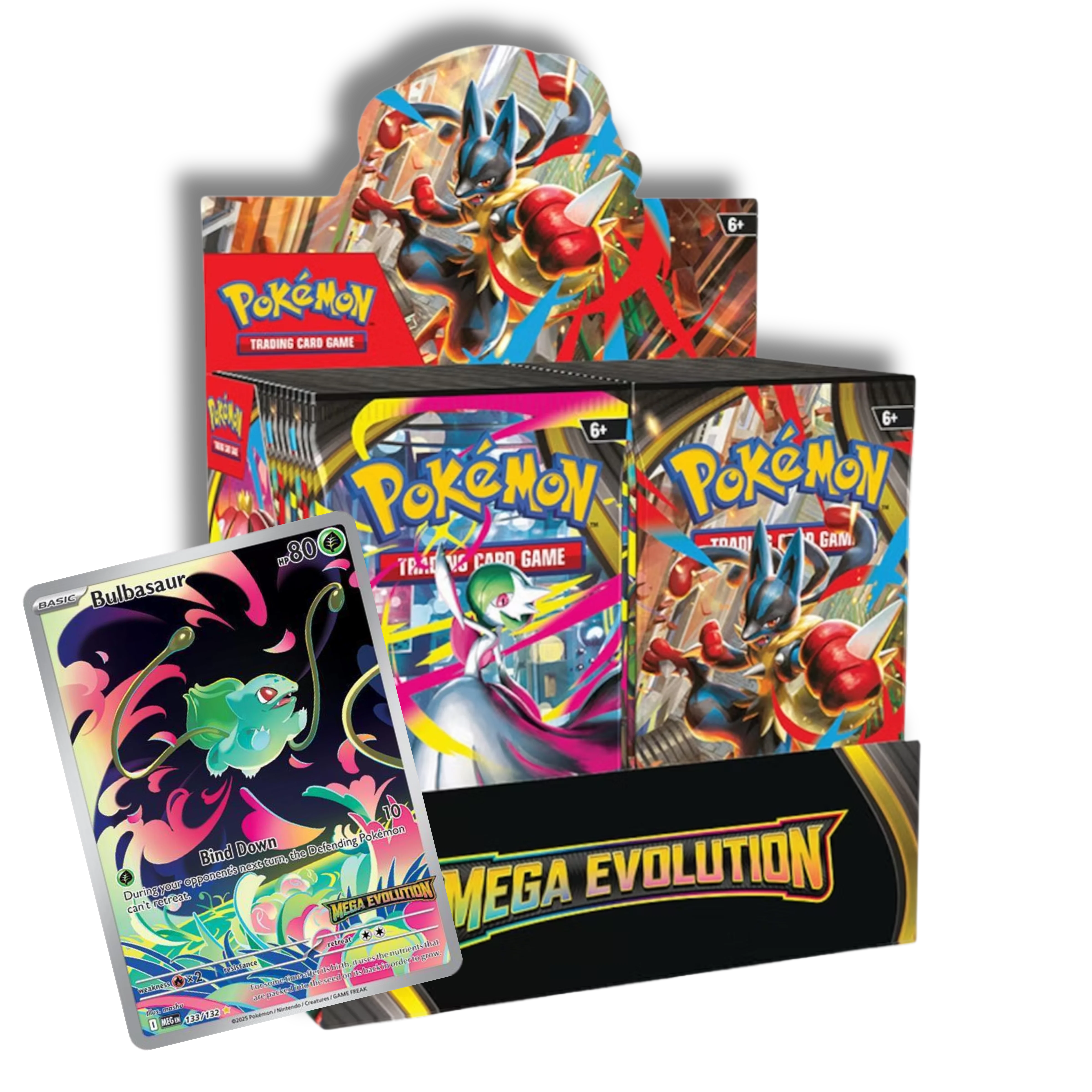 Caja de 36 Sobres de Mega Evolution + Promo Bulbasaur - Ingles