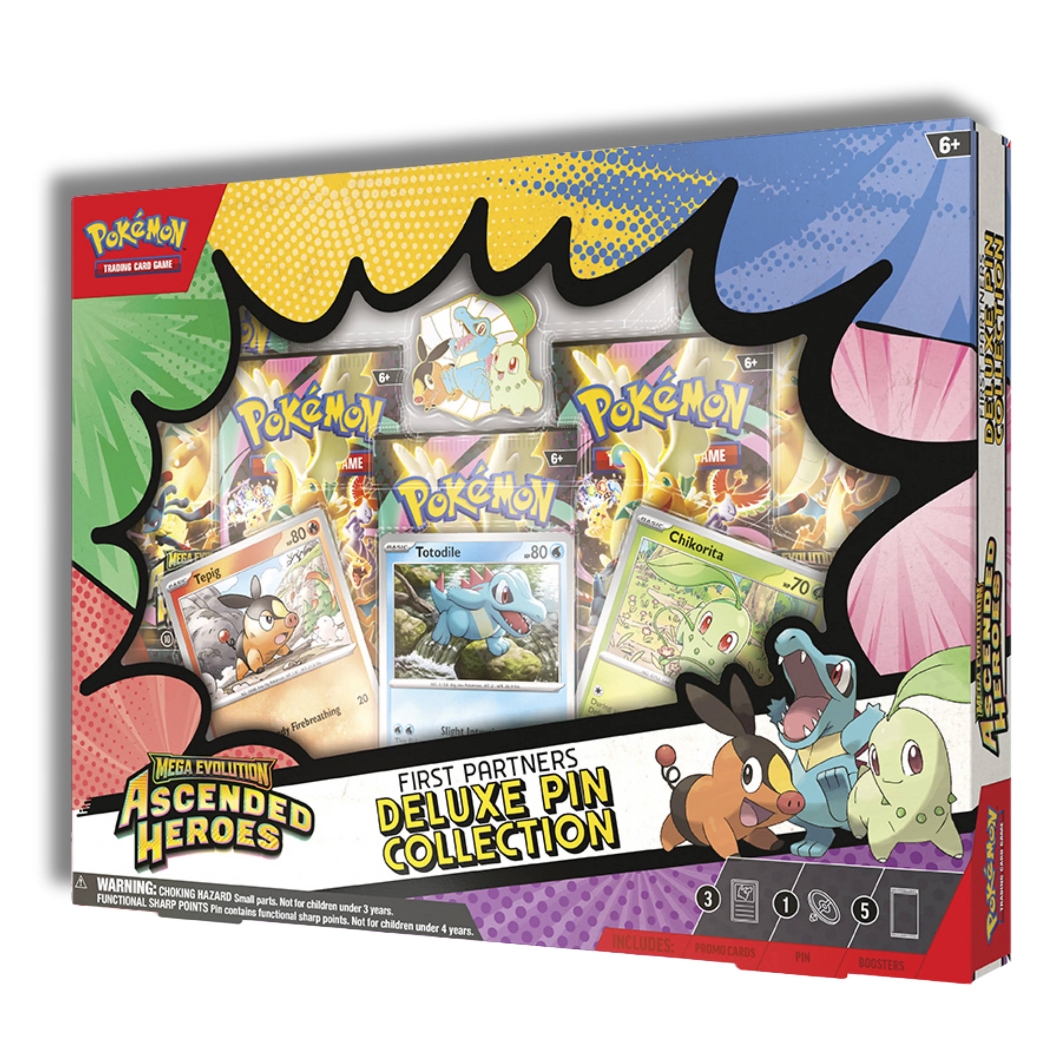 Caja Deluxe Pin Collection First Partners Ascended Heroes - Ingles