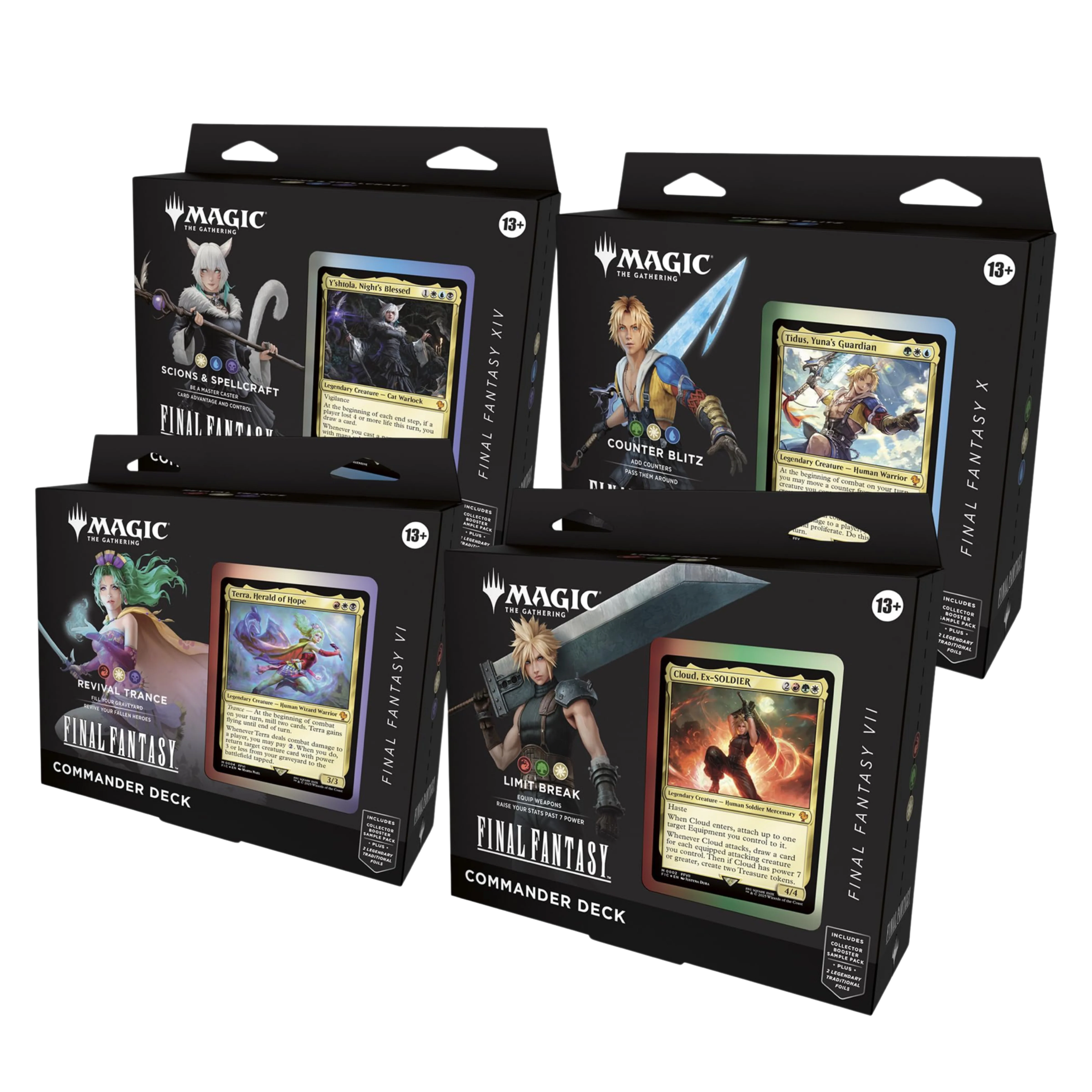 Mazo Commander Deck Final Fantasy Magic the Gathering - Ingles