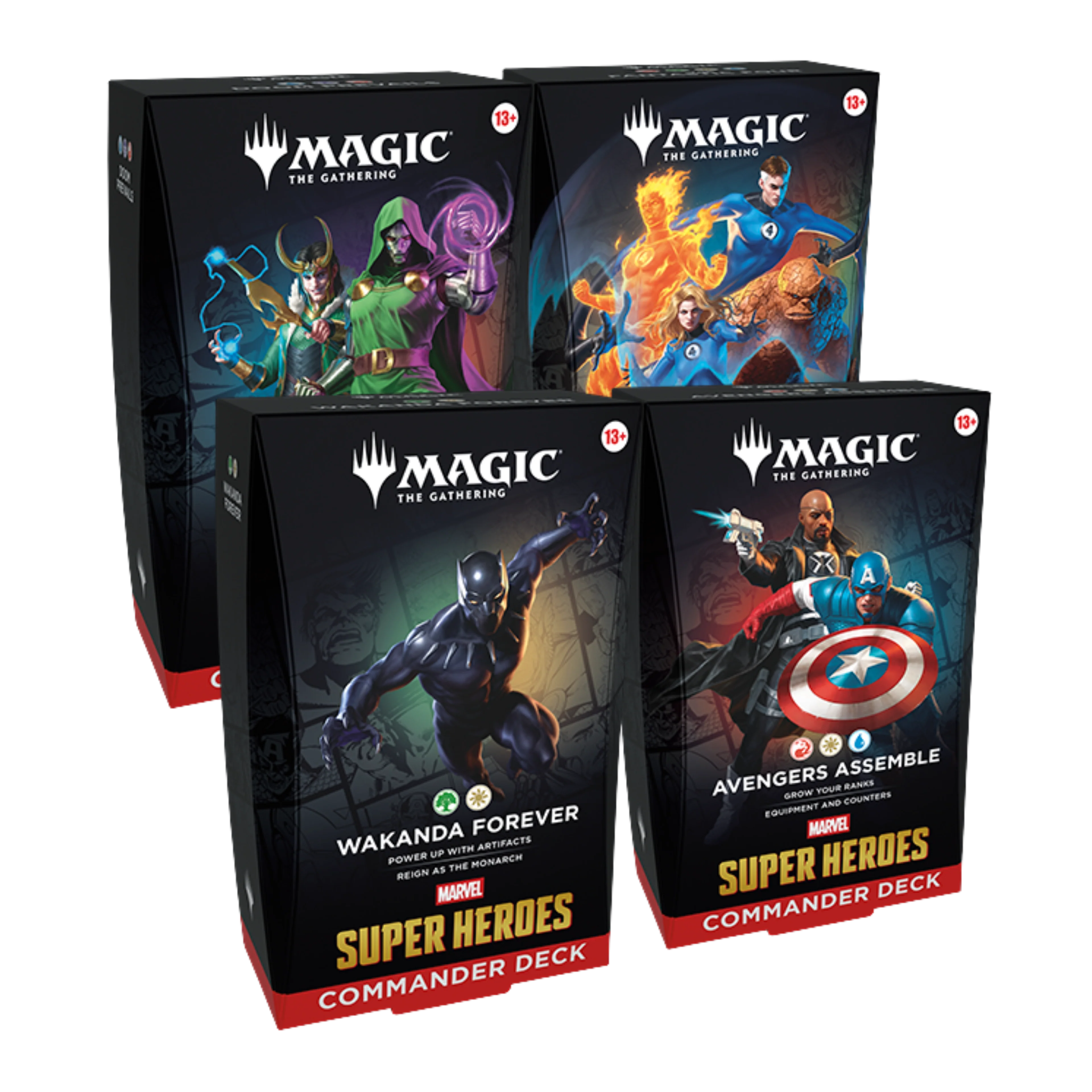 Mazo Commander Deck Marvel Super Heroes Magic the Gathering - Español